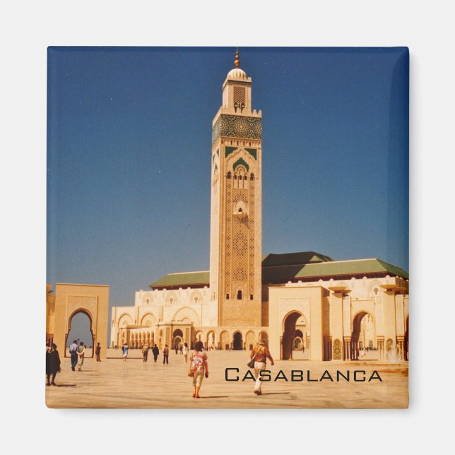 Aimant Mosquée Hassan II - Casablanca (Devant)