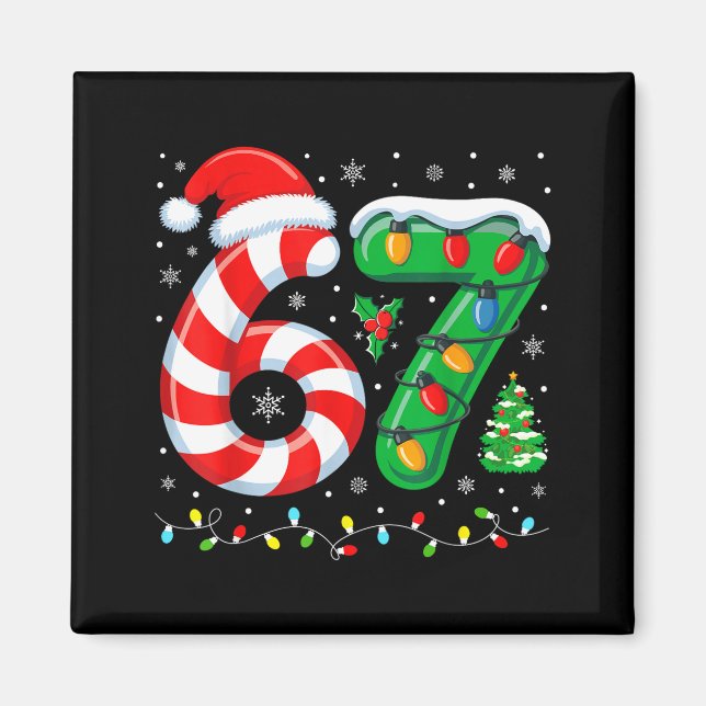 Aimant Most Likely To Say 67 Christmas Matching 7 6 Famil (Devant)