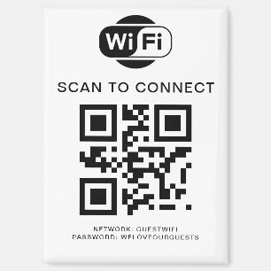 Aimant Mot de passe Wifi Analyse du code QR pour se con