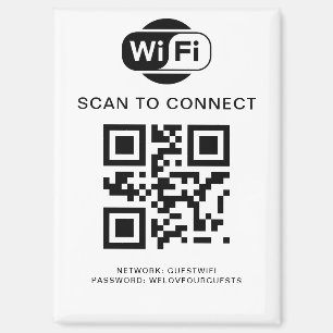 Aimant Mot de passe Wifi   Analyse du code QR pour se con