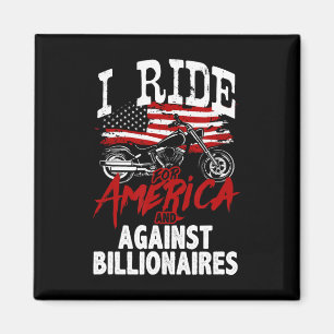 Aimant Motard anti-Trump pro-démocratie résiste contre le