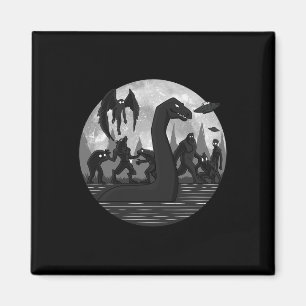 Aimant Mothman Bigfoot Loch Ness Monster Aliens Ufo Fun C