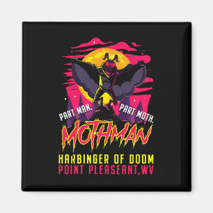 Aimant Mothman Fun Cryptid Harbinger Part Homme Part Moth