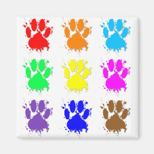 Aimant Motif à mâchoires pour chien d'encre
