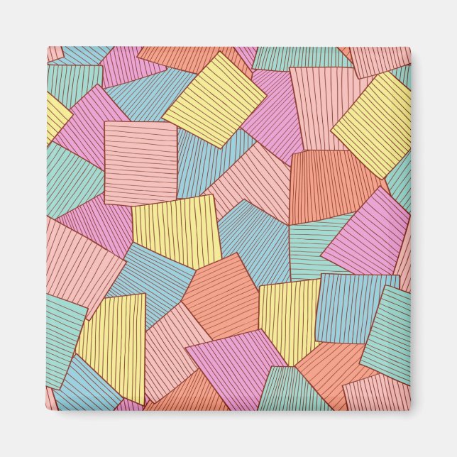 Aimant motif Abstrait (Devant)