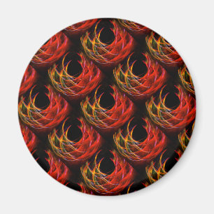 Aimant Motif artistique abstrait élégant bohème moderne m