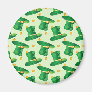Aimant Motif Casquette irlandais vert, design du jour st