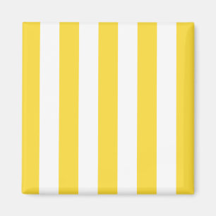 Aimant Motif de bandes XL jaune ananas