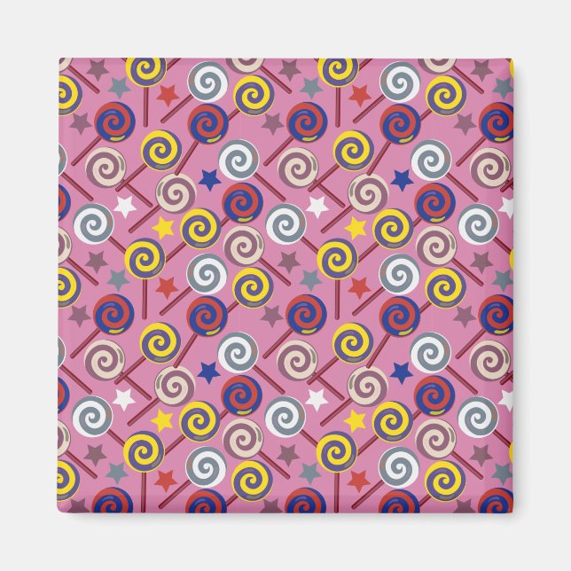 Aimant Motif de bonbons | motif Lollies | lollipop 7 (Devant)