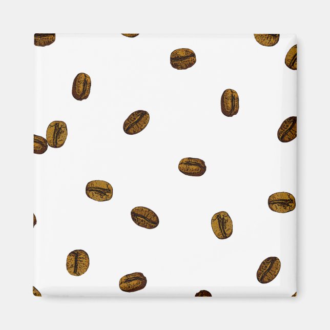 Aimant Motif de café (Devant)