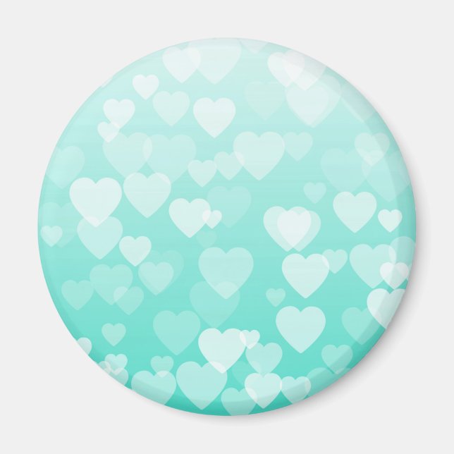 Aimant Motif de coeur 16 (Devant)