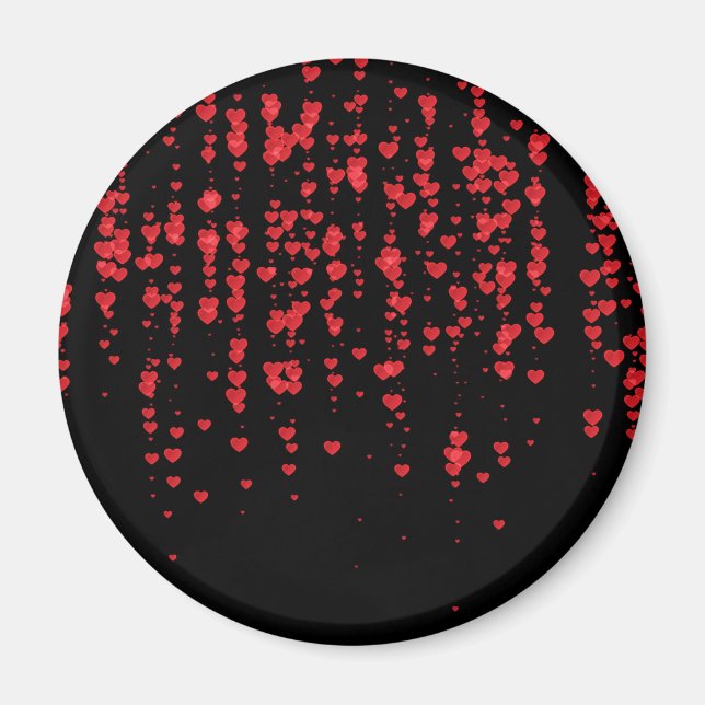 Aimant Motif de coeur 24 (Devant)