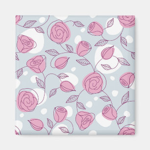 Aimant Motif de fleurs