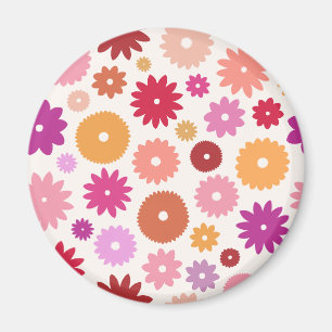 Aimant Motif de floraisons colorées
