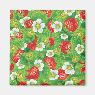 Aimant Motif de fraises