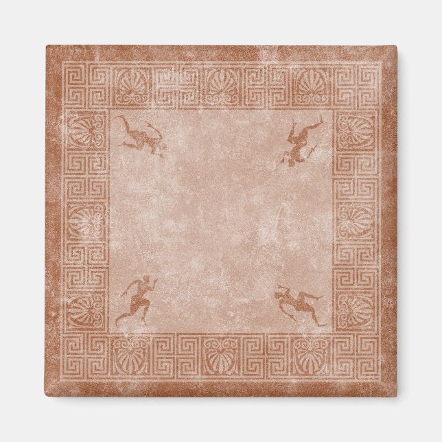 Aimant motif de grèce (Devant)
