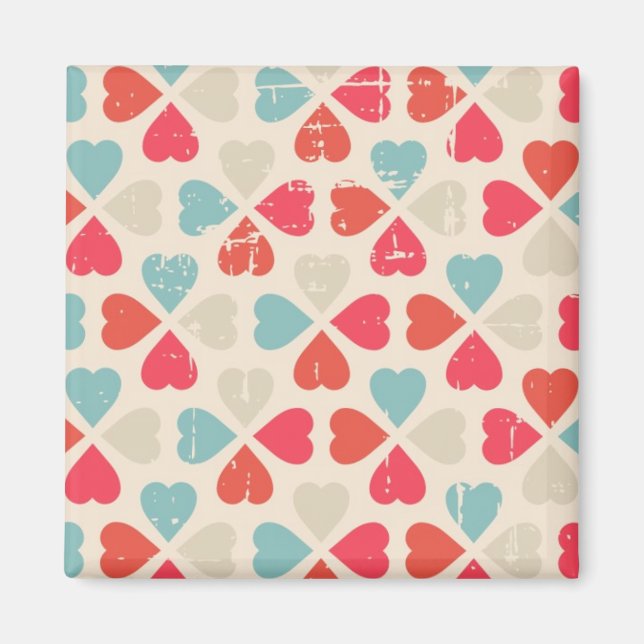 Aimant Motif de la Saint Valentin (Devant)
