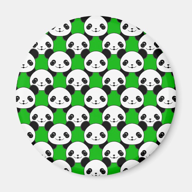 Aimant Motif de l'ours Kawaii Panda (Devant)