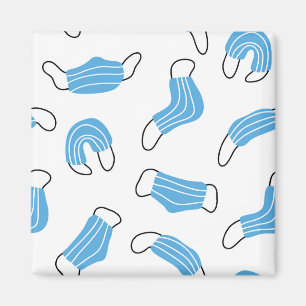 Aimant motif de masque Médicale