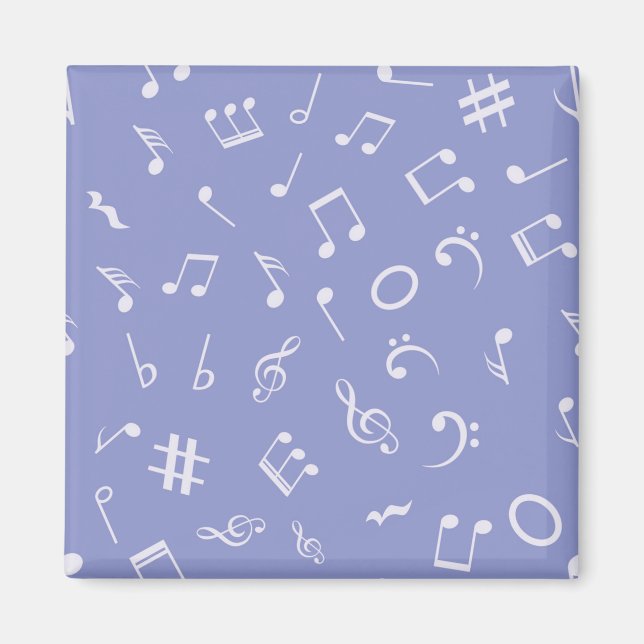 Aimant Motif de notes musicales (Devant)