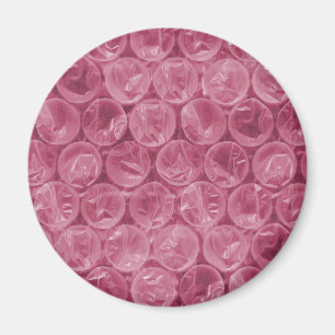 Aimant Motif de papier bulle rose