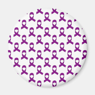 Aimant Motif de ruban violet