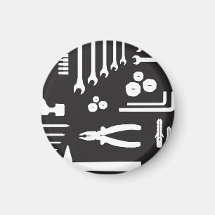 Aimant Motif de silhouette d'outil