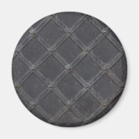 Motif diamant en fer métallique