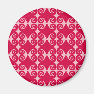 Aimant Motif diamant ondulé