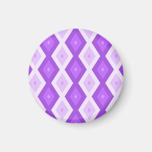 Aimant Motif diamant violet clair