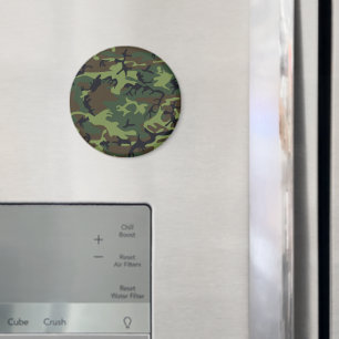 Aimant Motif du Camouflage Vert, Motif militaire, Armée