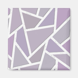 Aimant Motif en mosaïque de lavande