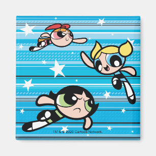 Aimant Motif étoilé Powerpuff Girls