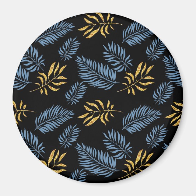 Aimant Motif feuille 17 (Devant)