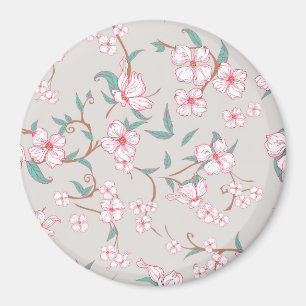 Aimant Motif Fleurs déplaisantes