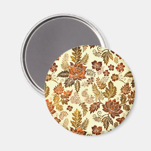 Aimant Motif floral Heritage Copper Warm Gold