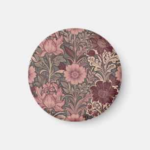 Aimant Motif floral inspiré de William Morris