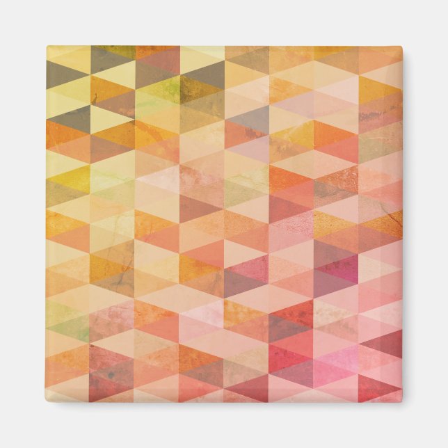 Aimant Motif géométrique Triangle souple (Devant)