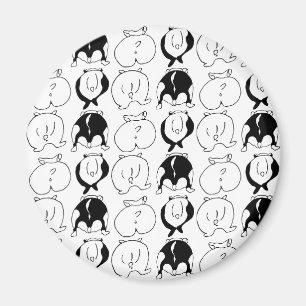 Aimant Motif Hamster Butts
