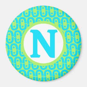 Aimant motif moderne et coloré