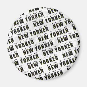 Aimant Motif natif du New Yorker