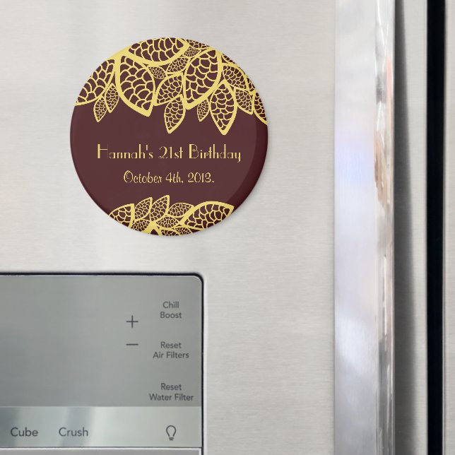 Aimant Motif Paisley, Persian Paisley, Les Deux, Annivers (In situ (réfrigérateur))