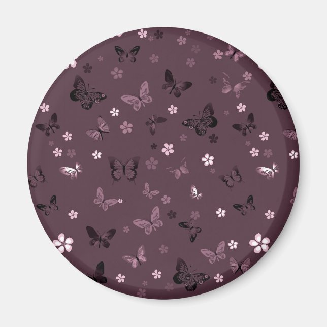 Aimant Motif papillon 5 (Devant)