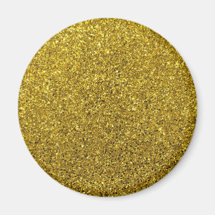 Aimant Motif Parties scintillant or