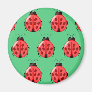 Aimant Motif Red Ladybug