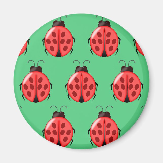 Aimant Motif Red Ladybug (Devant)