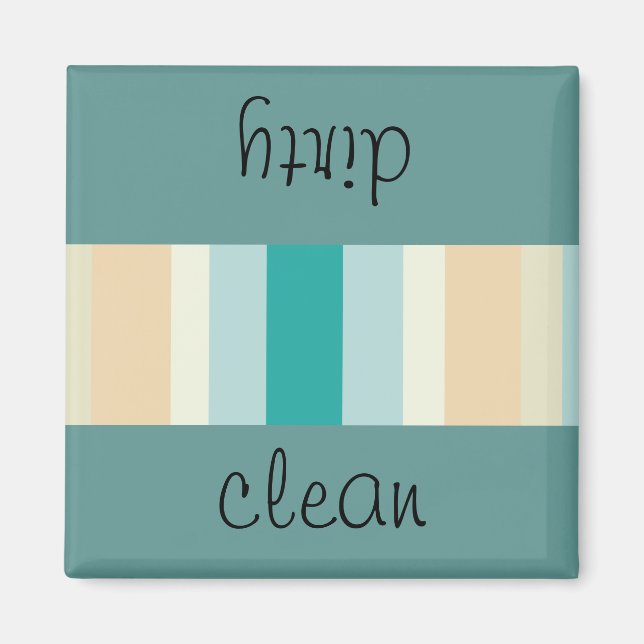 Aimant Motif Seashore Stripes (Devant)