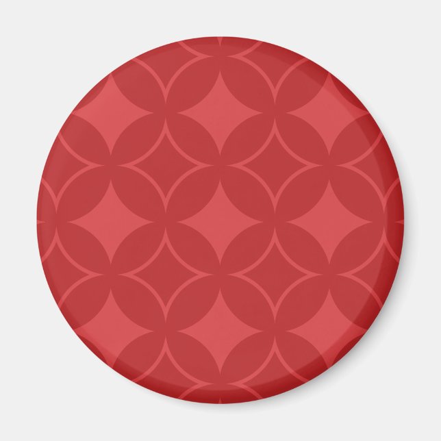 Aimant Motif shippo rouge (Devant)