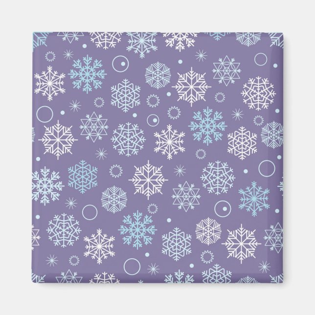 Aimant Motif Snowflake (Devant)