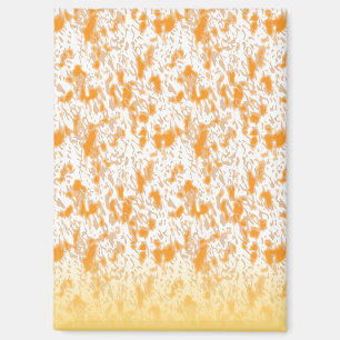 Aimant Motif textile avec orange et gol vibrants
